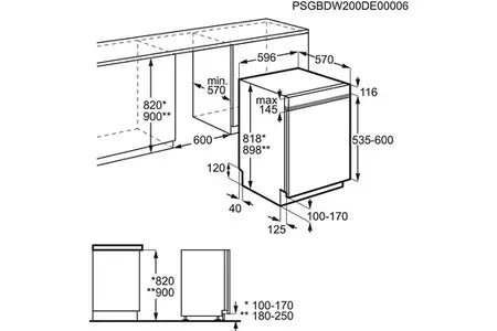 Lave-vaisselle encastrable Electrolux EES47310IX - ENCASTRABLE 60 CM