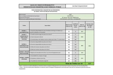 Lave-linge hublot Electrolux EW7FI25916OV
