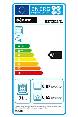 Four encastrable Neff B27CR22N1 + Tournebroche