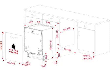 Lave-vaisselle pose libre Teka DFI46950XL- ENCASTRABLE 60CM