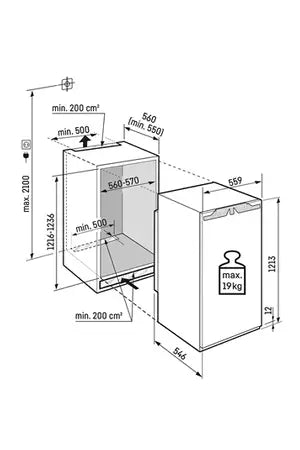 Réfrigérateur 1 porte Liebherr IRD 4120-62 - Encastrable