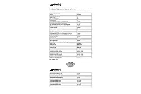 Piano de cuisson Smeg TR103IGR2 - UBAYE ELECTROMENAGER