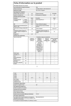 Congélateur armoire Miele FNS 7740 D encastrable 178 cm - UBAYE ELECTROMENAGER