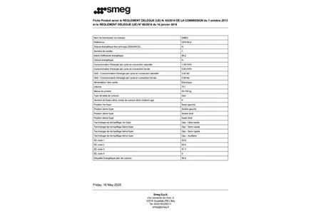 Cuisinière mixte Smeg GP61BL9 - UBAYE ELECTROMENAGER
