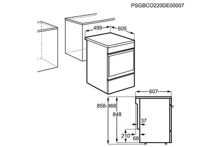 Cuisinière vitrocéramique Electrolux LKR564200X - UBAYE ELECTROMENAGER