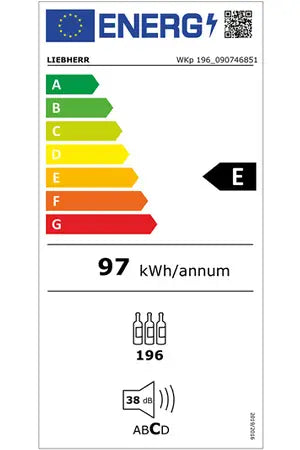 Cave de vieillissement Liebherr WKP196 - UBAYE ELECTROMENAGER