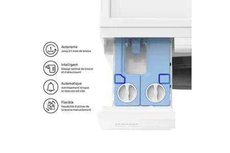Lave-linge séchant Samsung WD90DG6B85BK - UBAYE ELECTROMENAGER