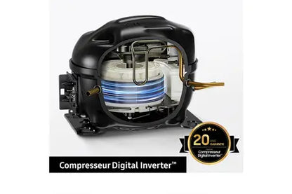 Réfrigérateur multi-portes Samsung RF65DG9H0EB1 - Family Hub avec AI Vision