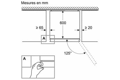 Réfrigérateur congélateur en bas Siemens KG36N2LCF