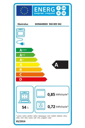 Cuisinière vitrocéramique Electrolux EKR664900X - UBAYE ELECTROMENAGER