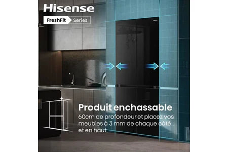 Réfrigérateur multi-portes Hisense RQ768N4GBE Freshfit