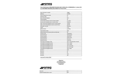 Piano de cuisson Smeg C9GMX2 - UBAYE ELECTROMENAGER