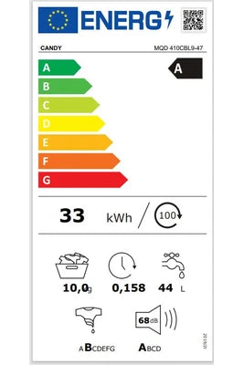 Lave-linge hublot Candy MULTIWASH MQD 410CBL9-47