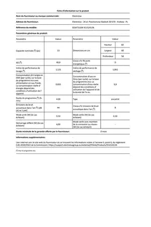 Lave-vaisselle encastrable Electrolux EES47310IX - ENCASTRABLE 60 CM