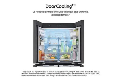 Réfrigérateur Réfrigérateur multi-portes Lg GMZ765SBHJ - Instaview Miroirmulti-portes Lg GMZ765SBHJ - Instaview Miroir