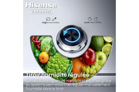 Réfrigérateur 1 porte Hisense Refrigerateur 1 porte RL5K370GSFD Freshfit