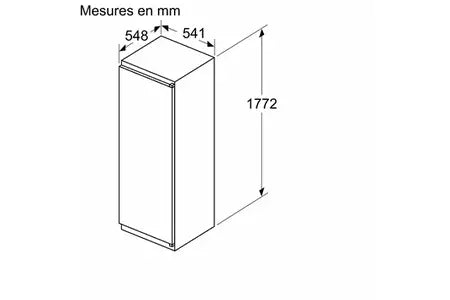 Réfrigérateur 1 porte Siemens ki81rnse0