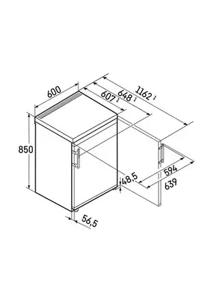 Réfrigérateur top Liebherr Rdi 1620-20