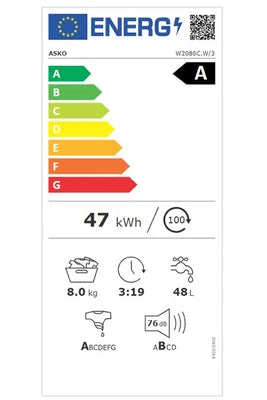 Lave-linge hublot Asko W2086C.W/3