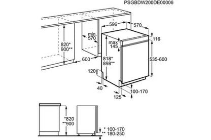 Lave-vaisselle encastrable Electrolux EES47310IX - ENCASTRABLE 60 CM