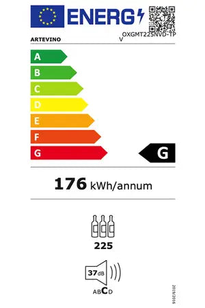 Cave multi-températures Artevino OXGMT225NVSD - UBAYE ELECTROMENAGER