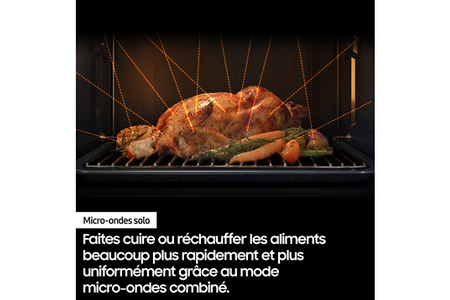 Micro-ondes combiné SAMSUNG NQ5B6753CAK COMPACT GRANDE CAPACITE ET ULTRA DESIGN