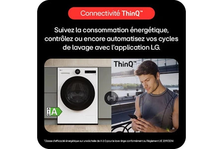 Lave-linge hublot Lg F14X71WHST