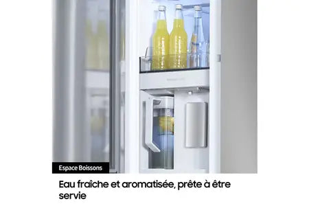 Réfrigérateur multi-portes Samsung RF65DG9H0EB1 - Family Hub avec AI Vision