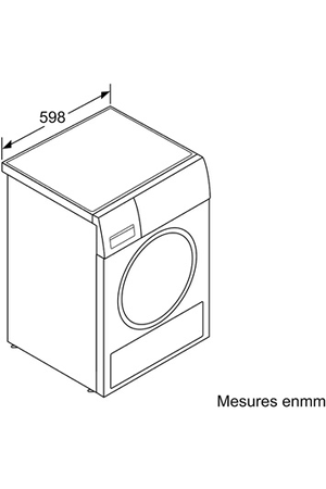 Sèche-linge BOSCH WTH85V02FF