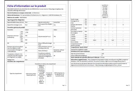 Réfrigérateur Réfrigérateur multi-portes Lg GMZ765SBHJ - Instaview Miroirmulti-portes Lg GMZ765SBHJ - Instaview Miroir