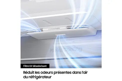 Réfrigérateur multi-portes Samsung RF65DG9H0EB1 - Family Hub avec AI Vision