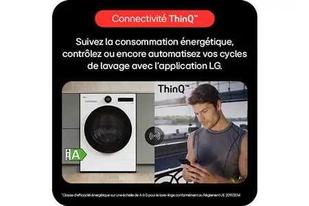 Lave-linge hublot Lg F14X71WHST