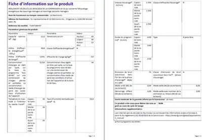Lave-linge hublot Lg F14X71WHST