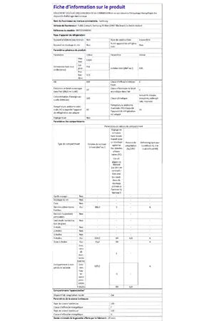 Réfrigérateur multi-portes Samsung RF65DG9H0EB1 - Family Hub avec AI Vision