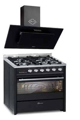 Cuisinière électrique Gurari Cuisinière à gaz - - GCH E 610 BL - Four électrique 60 L - 4 brûleurs - Commande électronique - UBAYE ELECTROMENAGER