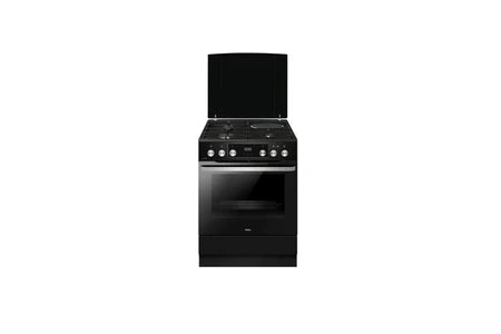 Cuisinière mixte Amica ACM7037RN NOIR MAT - UBAYE ELECTROMENAGER