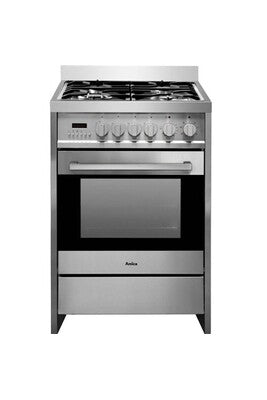 Gazinière Amica ACME2005X 60 cm Inox GAZ - UBAYE ELECTROMENAGER