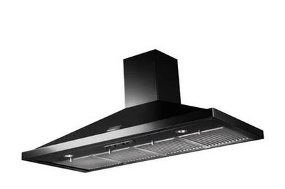 Hotte décorative murale Falcon NOIR CHROME EVAC / CM FALHDCP110BC/-EU - UBAYE ELECTROMENAGER