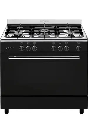 Piano de cuisson Airlux CC902GTBK3 - 90CM GAZ NOIR - UBAYE ELECTROMENAGER