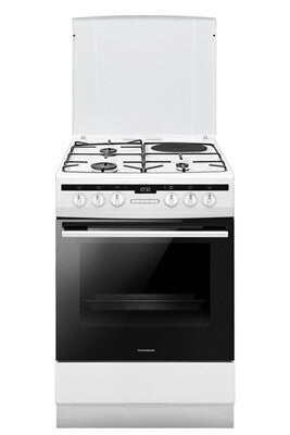 Cuisinière mixte Thomson TMMP63.3WH blanche - UBAYE ELECTROMENAGER