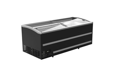 Congélateur coffre CombiSteel Congélateur Bahut Vitré Professionnel pour Supermarché - UBAYE ELECTROMENAGER