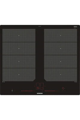 Plaque électrique Siemens iQ700 EX601LXC1E - Table de cuisson à induction - 4 plaques de cuisson - Niche - largeur : 56 cm - profondeur : 50 cm - noir - UBAYE ELECTROMENAGER