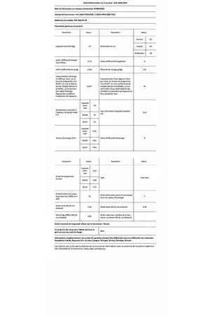 Lave-linge hublot Whirlpool FFB7469BVFR