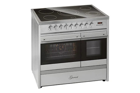 Cuisinière électrique Gurari Cuisinière électrique - - GCH E 912 DF X - Vitrocéramique 90 cm - Inox - Double four multifonction - UBAYE ELECTROMENAGER