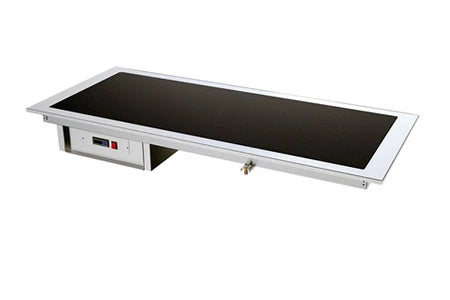 Plaque vitrocéramique Distform Plaque Chauffante en Verre Trempé Noir Capacité GN 1/1 de 2 à 6 - UBAYE ELECTROMENAGER