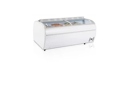 Congélateur coffre Tefcold Congélateur de supermarché twin 220-f - - r290acier1697 - UBAYE ELECTROMENAGER
