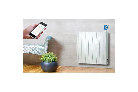 Radiateur électrique HAVERLAND RADIATEUR À INERTIE EN FONTE D'ALUMINIUM AVEC BLUETOOTH - 1700W - - HAVERLAND - BLANC