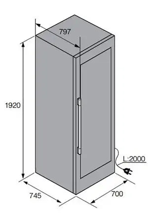 Cave multi-températures Asko WCN311942G