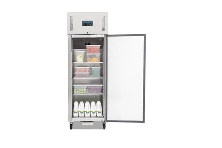 Congélateur coffre Polar Armoire réfrigérée positive Inox 600 L - UBAYE ELECTROMENAGER