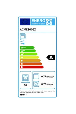 Gazinière Amica ACME2005X 60 cm Inox GAZ - UBAYE ELECTROMENAGER